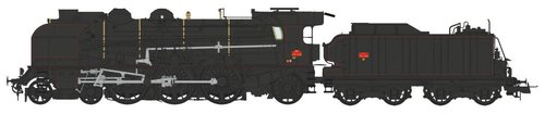 REE MODELES MB-135 - Locomotiva a vapore gruppo 1-131 G, SNCF, ep.III
