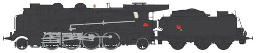 REE MODELES MB-126 - Locomotiva a vapore 4-141 F, SNCF, ep.III