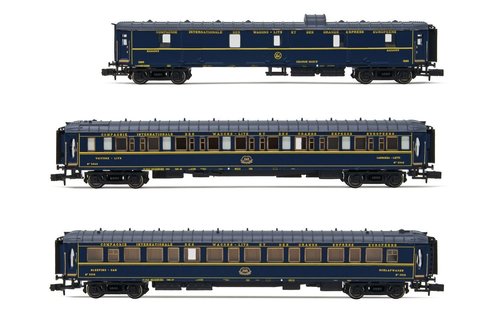 ARNOLD HN4401 - Sc.N - set di 3 carrozze per treno "Train Bleu", CIWL, ep.III