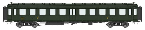 REE MODELES VB-372 - Carrozza passeggeri "BACALAN" 2a classe, SNCF, ep.III