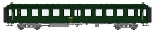 REE MODELES VB-375 - Carrozza passeggeri "BACALAN" 2a classe, SNCF, ep.IV
