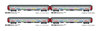 LS MODELS 48099 - Set di 4 carrozze a cuccette Bvcmz 248.5 "berlin night express", ep.VI