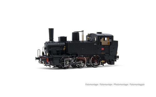 RIVAROSSI HR2918 - locomotiva a vapore Gr. 835, FS, ep.III-IV