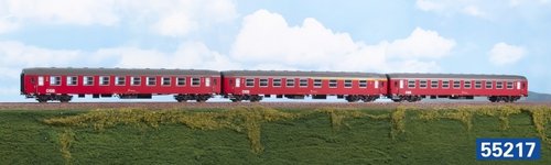 ACME 55217 - Set treno espresso "Neptun" (Praga) - Berlino - Copenaghen, DSB, ep.VI
