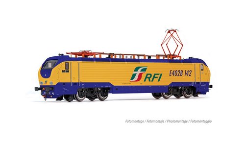 RIVAROSSI HR2905 - Locomotiva elettrica E 402B 142 "RFI", FS, ep.VI **ED.LIM.**