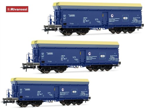 RIVAROSSI HR6589 - set carri tramoggia tipo Fals, PKP Cargo, ep.VI