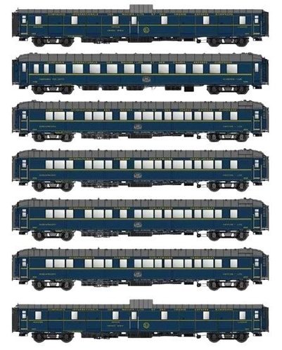 MODELS WORLD MW1001 - Set treno letti 'Nord Express 1936', CIWL, ep.II **ILLUM.**