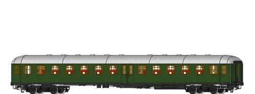BRAWA 58009 - Carrozza 2a classe tipo Byl 411, DB, ep.IV